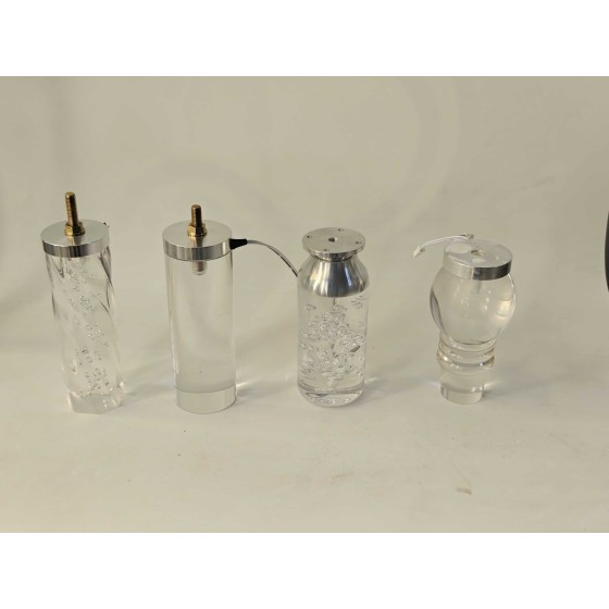 Multi-style crystal sensor lights can be used as load-bearing feet for bed frames.